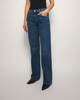 7 For All Mankind Jeans Tess Santa Cruz Mid Blue  31