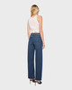 Mother Denim Jeans The Mid Rise Lasso Sneak That Belongs In A Museum Mørkeblå vask 27