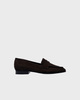 Aeyde Loafers Aldous Kid Suede Leather Dark Brown EUR 39