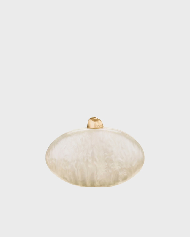 Cult Gaia Clutch Eviana Ivory ONESIZE