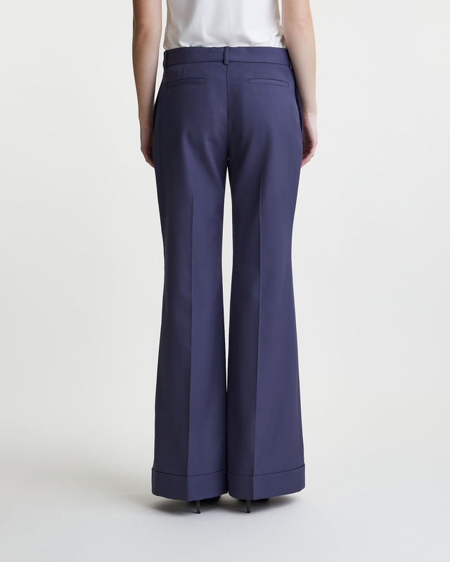 Acne Studios Byxor Tailored Flared Mid blue  34