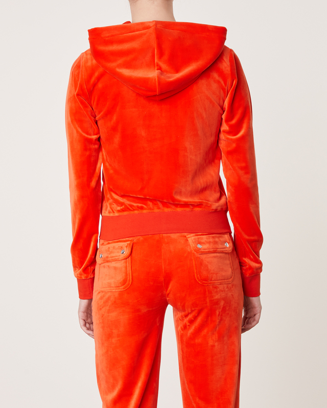 Velour tracksuit orange Clearance