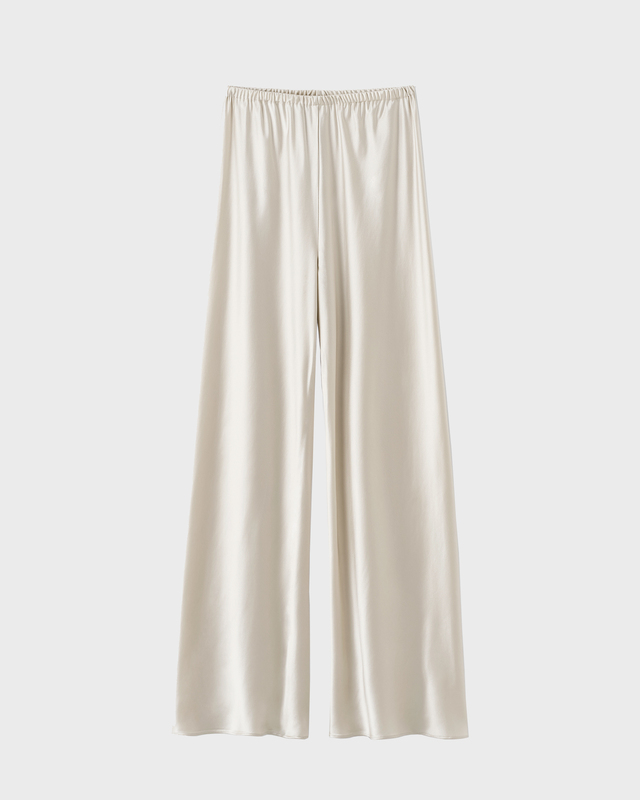Almada Label  Byxor Bias Satin Pants Pearl L