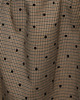 GANNI Klänning Flock Check Corset Mini Beige/brun 40