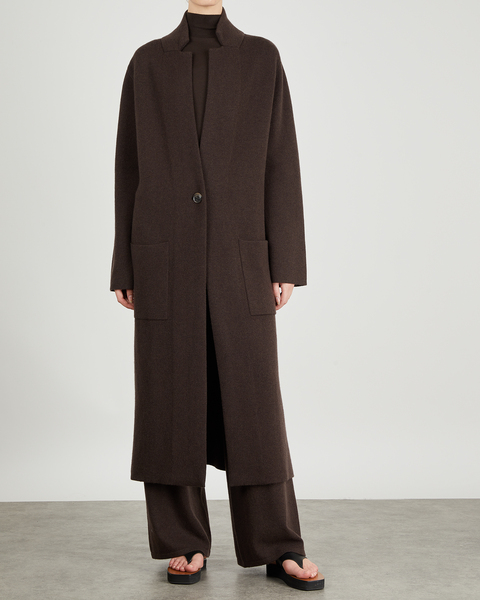 Cashmere Coat Amie Chocolate 1