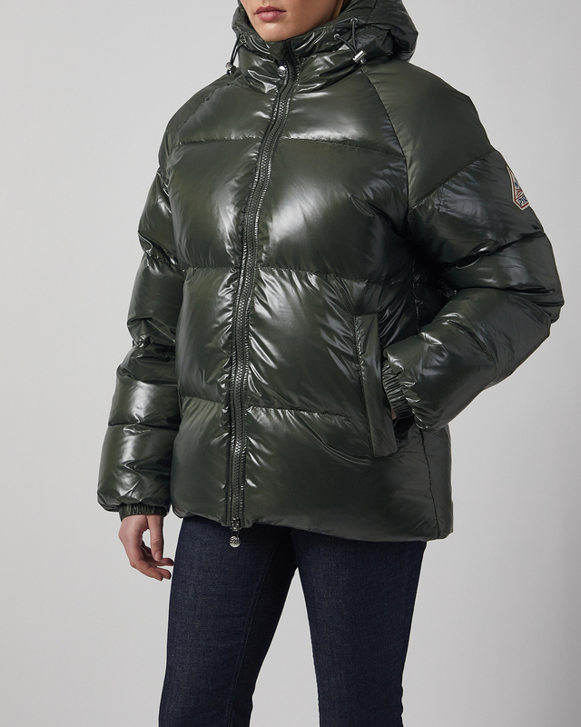 Pyrenex Jacket Unisex Sten Hooded Down Khaki M