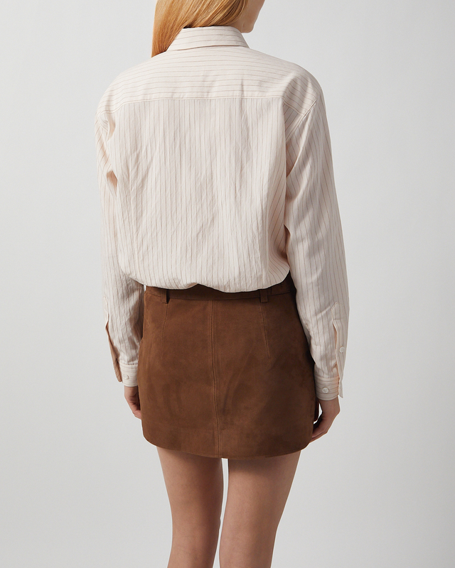 The Garment Kjol Mini Suede Mörkgrön UK 6 (EUR 34)