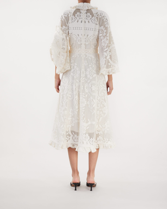 Zimmermann Klänning Tiggy Lace Ivory 1 (S-M)