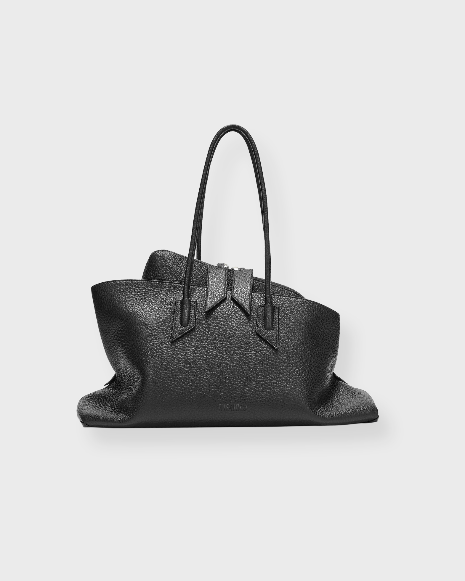 The Attico Women's Black Bag La Passeggiata Medium Top Onesize