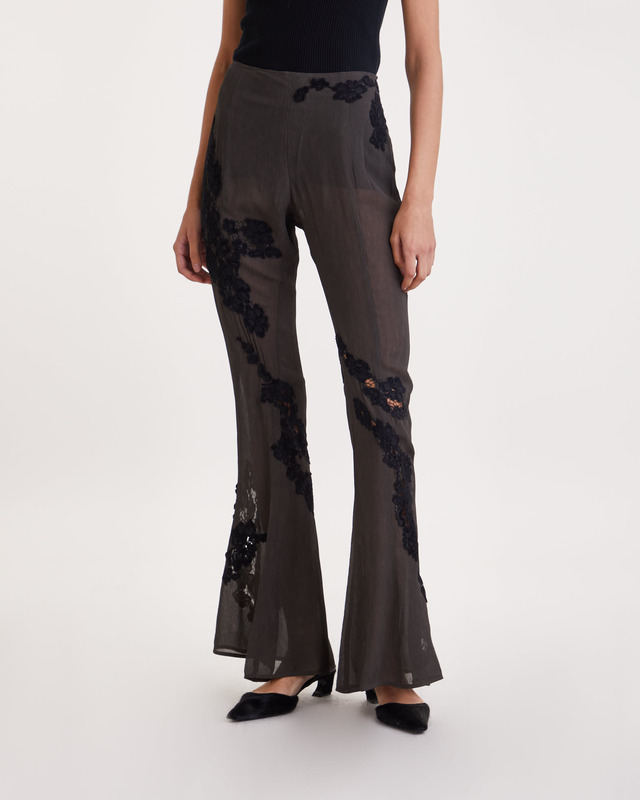Acne Studios Trousers Lace Flared
