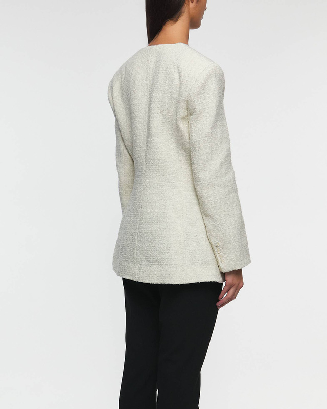 Malina Kavaj Carol Fitted  Offwhite L