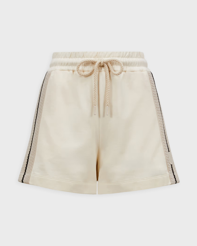 Moncler Shorts Crochet Accent Cotton Natural S
