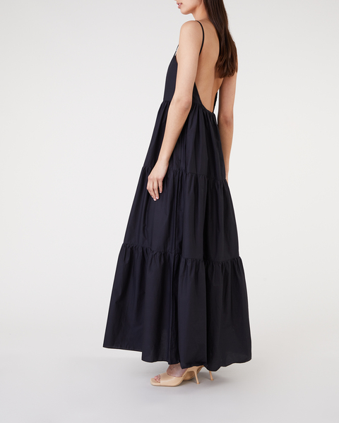  The Tiered Low Back Sundress  Black 2