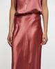 Vince Skirt Satin Maxi Wood L