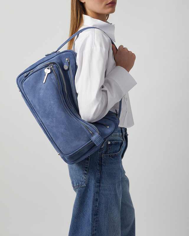 Acne Studios Väska Camero Camera Suede  Denim ONESIZE