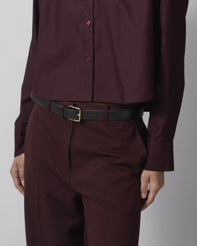 Wakakuu Icons Bälte Leather Dark Brown 90