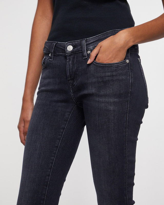 7 For All Mankind Jeans Low Skinny Blacky Black wash 26