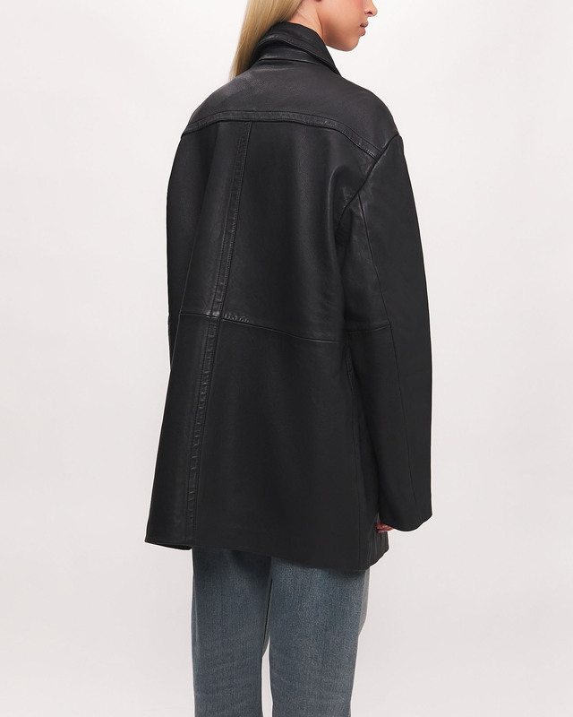 HOPE Jacket Leather Delusioin Washed Black 34