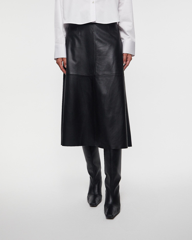 Wakakuu Icons Skirt Lamb Leather Black 42