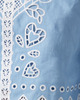 FARM Rio Blouse Romantic Richelieu Ljusblå L