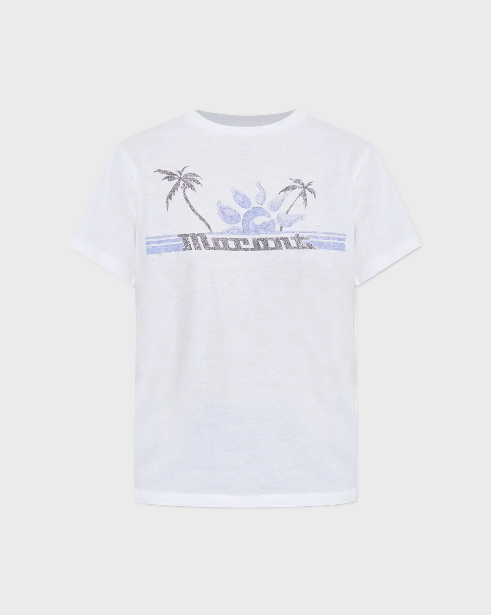 Isabel Marant Étoile Women's Vit,Blå T-Shirt Zewel Vit/Blå L