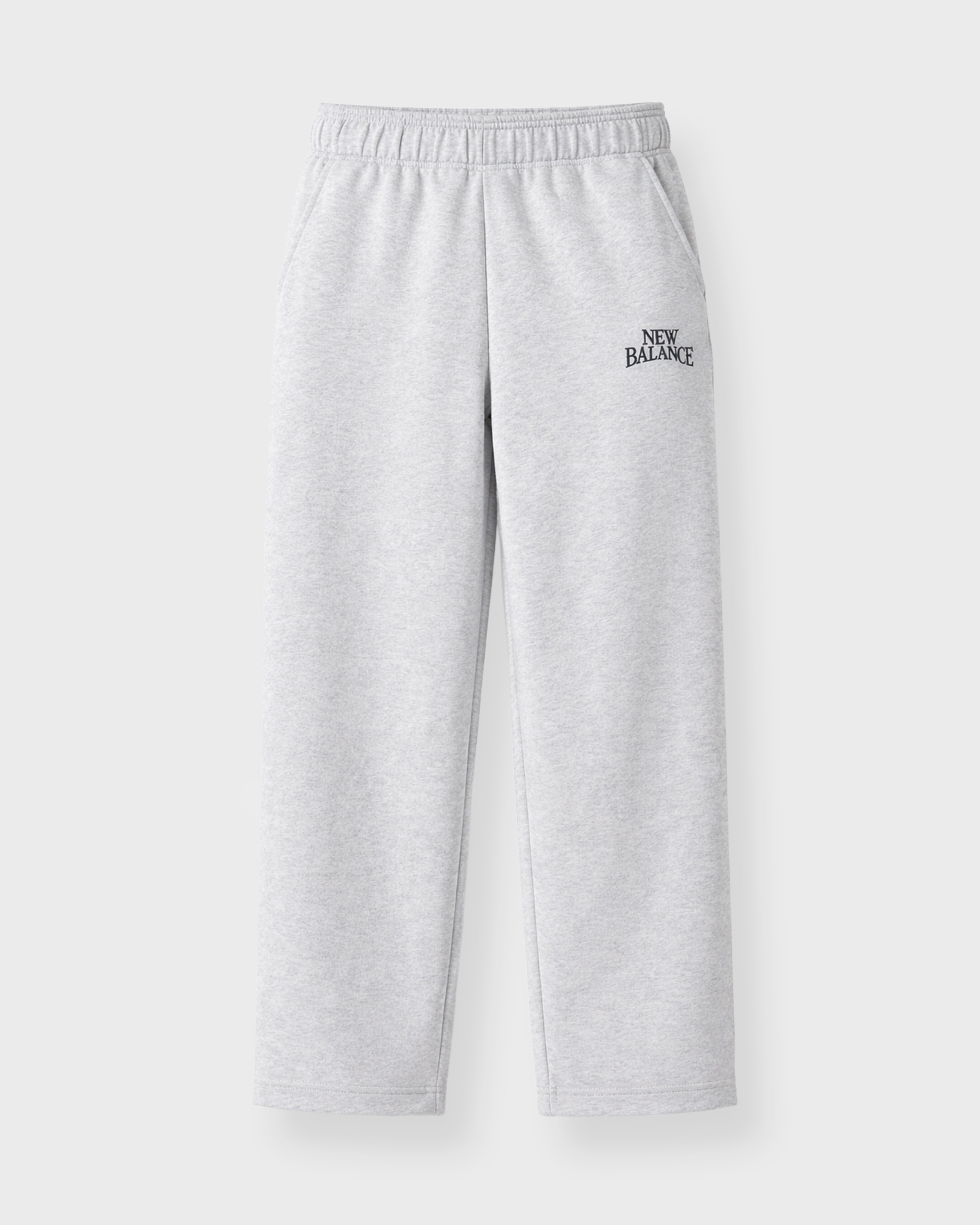 New Balance Women's Grey Trackside Fleece Barrel Pant Grå Xl