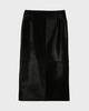 Dagmar Skjørt Pony Leather Black 36
