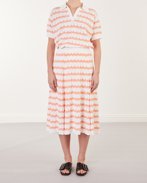 Skirt Hollow Peach Stripe Peach 1