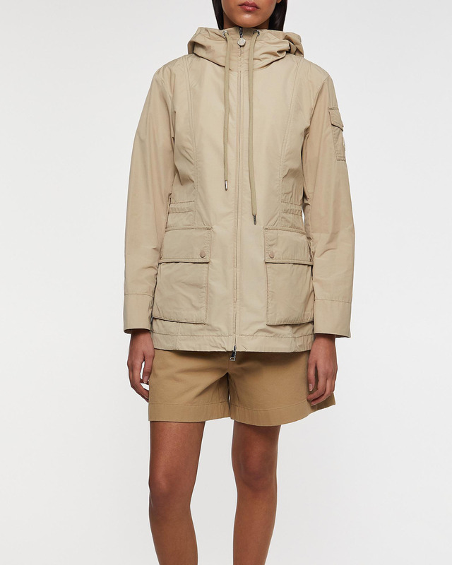 Moncler Jacka Leandro Hooded Parka  Beige MONCLER4 (L)