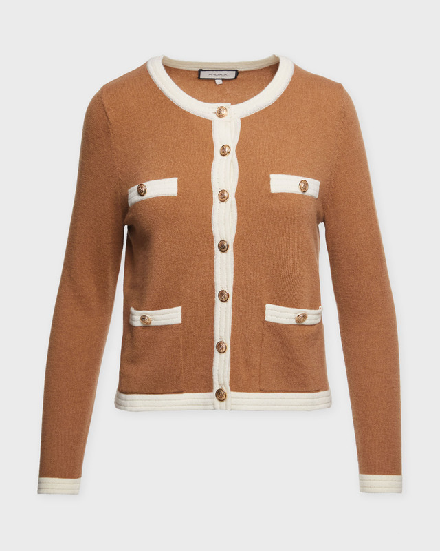 Andiata Kofta Charlott camel/vit M