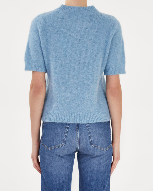 Dagmar Top Brushed Alpaca Celeste M