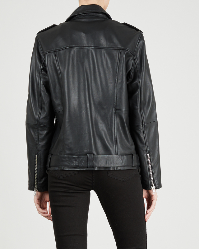 gestuz leather jacket