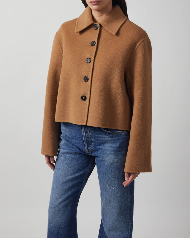 Wakakuu Icons Jacket Crop Wool Camel XS