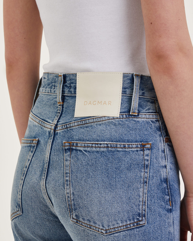 Dagmar Jeans Straight Leg Denim  Ljusblå 25