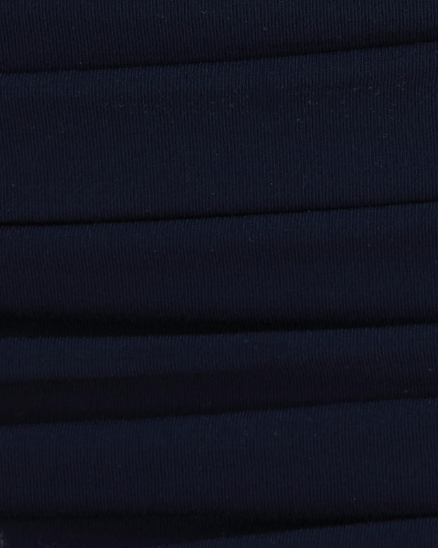 Magda Butrym Dress Long Sleeve Wrap Neck Mini Navy FR 40 (EUR 38)