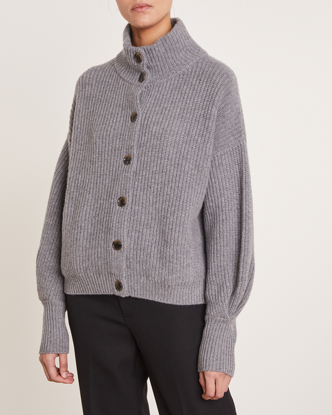 Cashmere Cardigan Jordan Grey 1