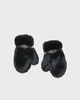 Acne Studios Fluffy Buckle Mittens  Black XS-S