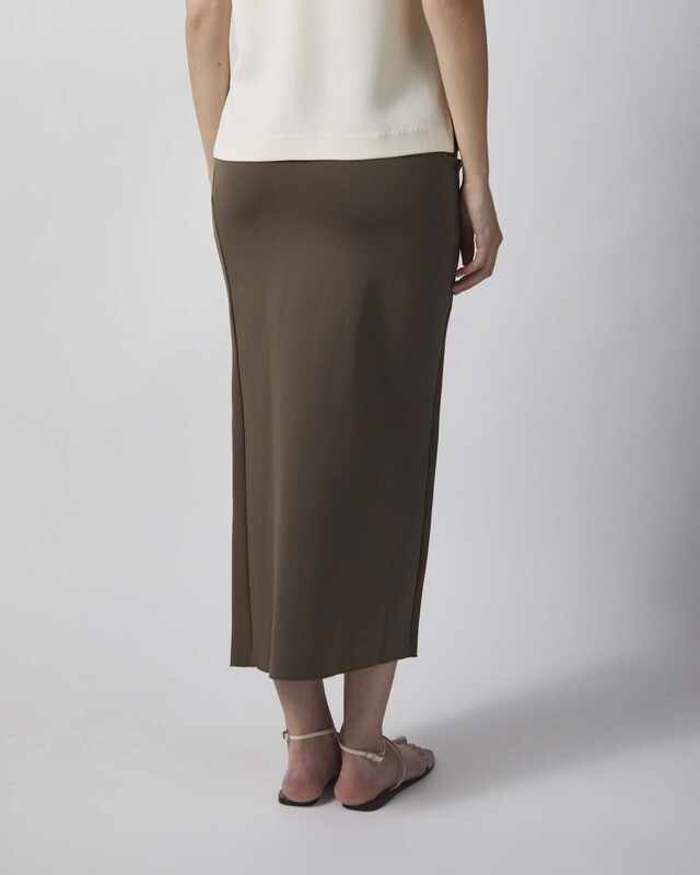 Dagmar Skirt Fitted Midi Dark Green M