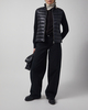 Moncler Cardigan Padded Wool Zip-Up Black M