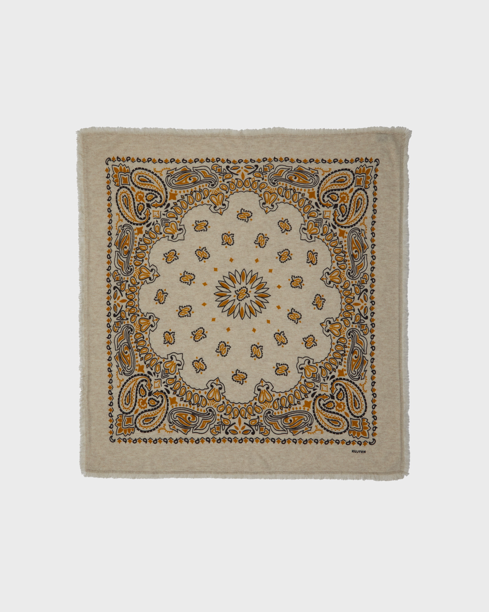 Kujten Scarf Hachiko Western In Neutral