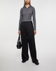 Jil Sander Sweater High Neck Zip  Mörkgrå M