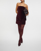 Wakakuu Icons Skirt Miami Velvet Burgundy  XS