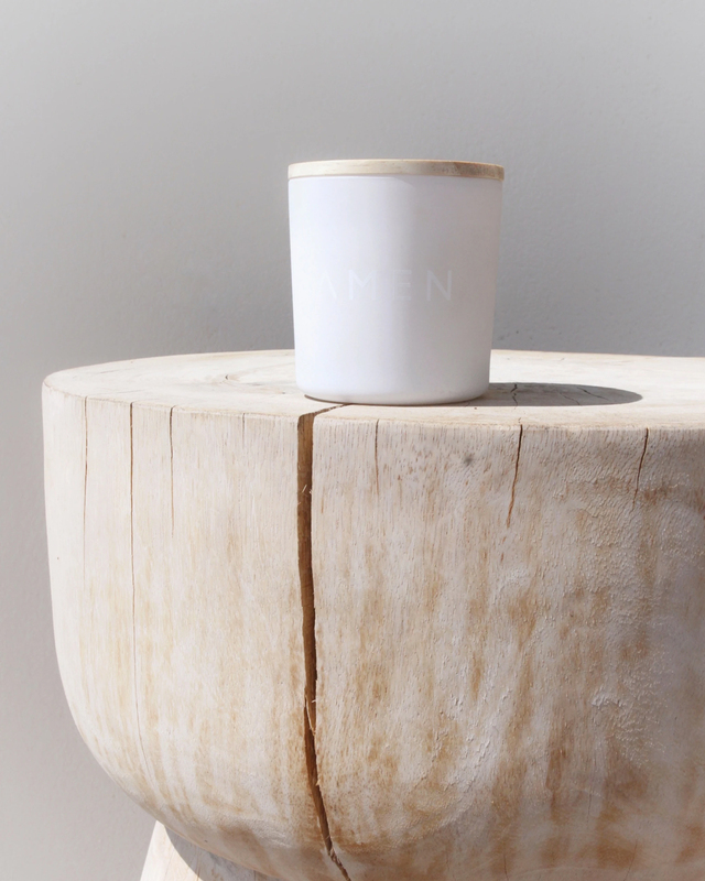 Amen Scented Candle 05 Yhroat Eucalyptus White ONESIZE