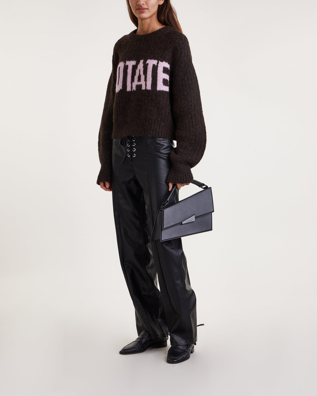 Rotate Tröja Firm Knit Jumper Brun 34