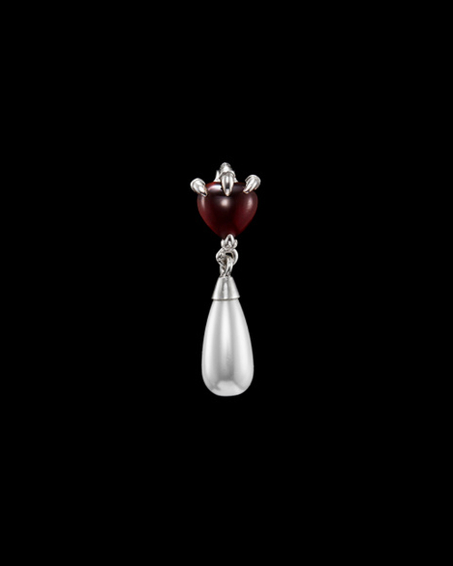Maria Nilsdotter Örhänge Claw Drop Silver Silver ONESIZE