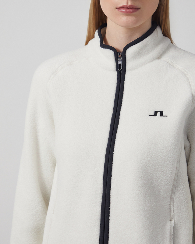 J Lindeberg Jacket Fleece Catherine Mid Layer Beige XS