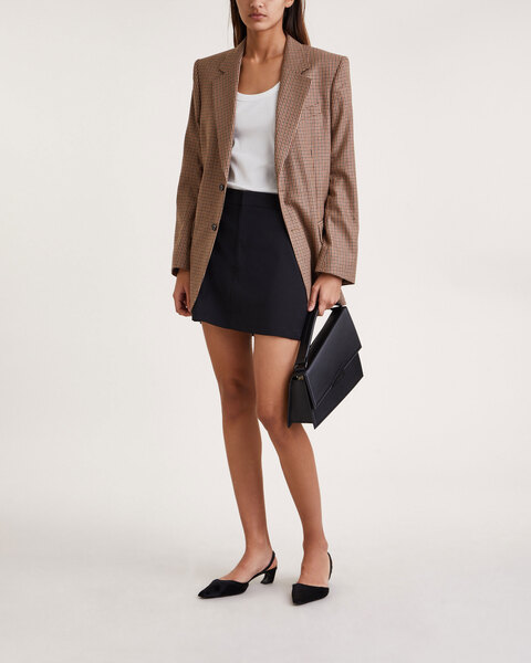 Skirt Short Tailored Black 1