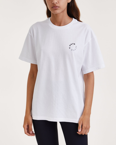 T-Shirt Organic Logo White 1