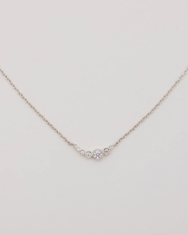 Ragbag Necklace Ottilia Siilver  Silver ONESIZE