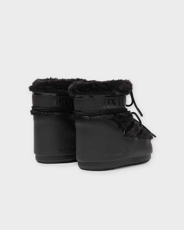 Moon Boot Boots Icon Low Faux Fur Black 36-38